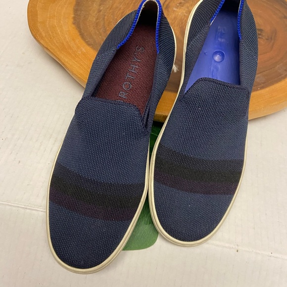 Rothy’s Striped Classic Slip On Sneakers - Picture 3 of 7